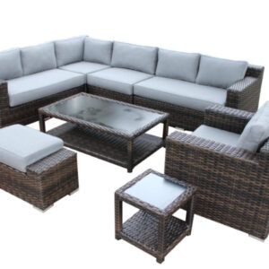 8 Piece Summerliving L-shaped sectional set